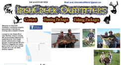 Desktop Screenshot of irishcreekoutfitters.net